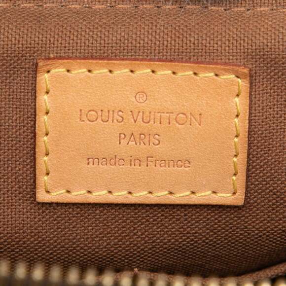 LOUIS VUITTON Authentic Brown Monogram Leather Shoulder Bag - Picture 5 of 6